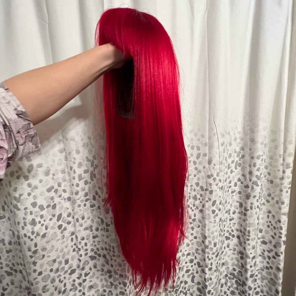 XL red wig